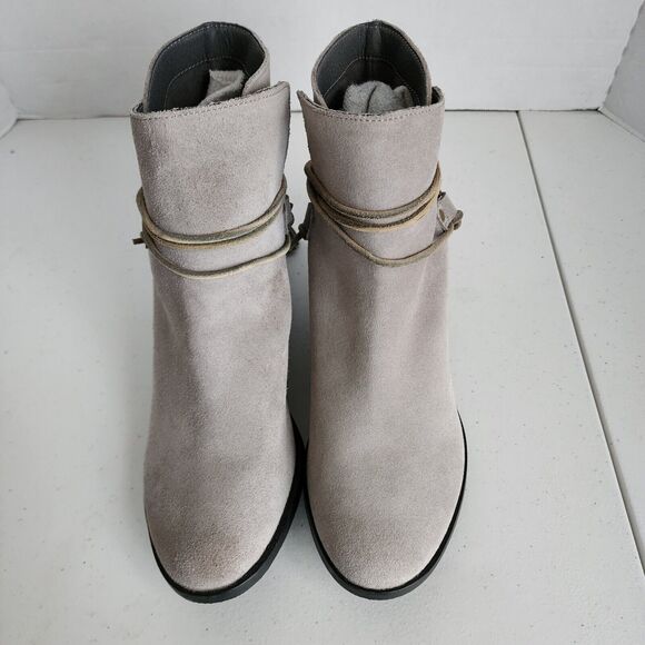 Sorel Farah Short Boot Womens 6.5 Gray Lasso Tassel Western Boho Ankle - Picture 3 of 12